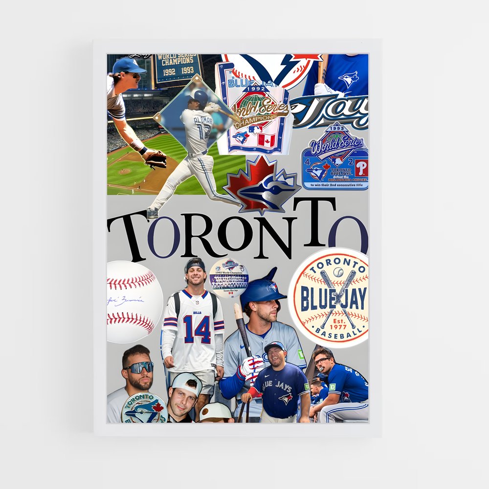 Poster Fan des Blue Jays – affiche Baseball (vue 3)